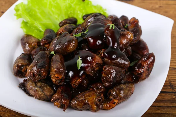 Kip Harten Teriyaki Saus — Stockfoto