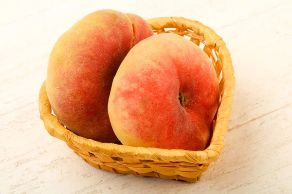 Sweet and juicy peaches