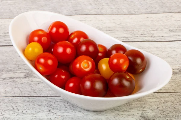 Cherry tomato heap in the bowl