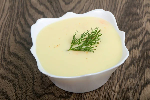 Baharat Ile Peynir Çorbası — Stok fotoğraf