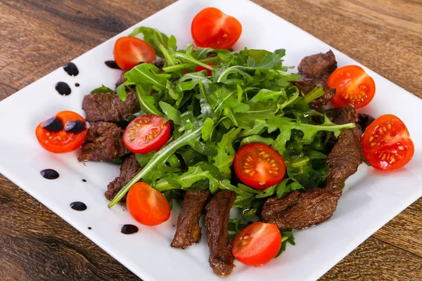 Beef Ruccola Tomato — Stock Photo, Image