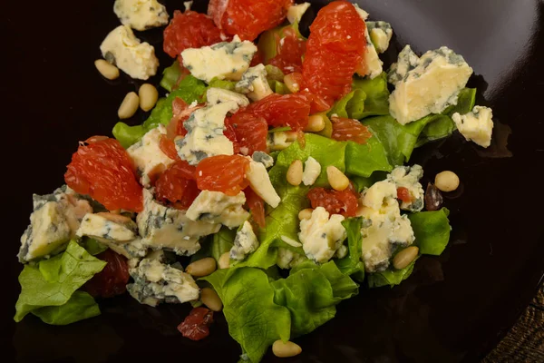 Ensalada Pomelo Queso Azul Con Nuez Cedro — Foto de Stock