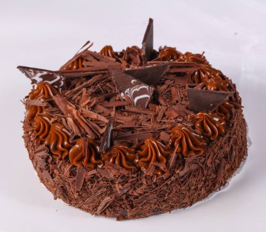 Kremalı lezzetli kek çikolatası.