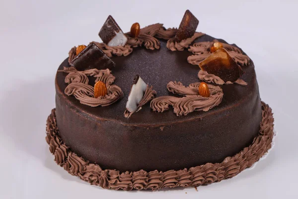 Delicous Cake Chocolade Met Room — Stockfoto