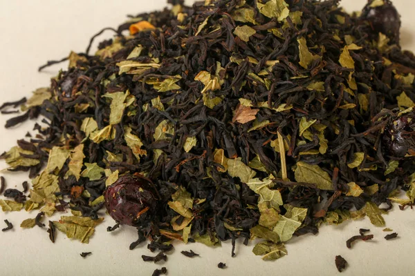 Aroma Tea Heap Fruit Berries Herbs — Stock Photo, Image