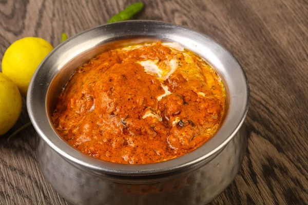 Cocina Tradicional India Mantequilla Pollo Con Crema —  Fotos de Stock