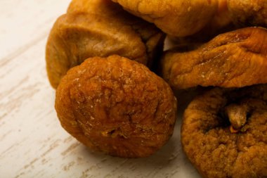 Kuru incir yığın görünümü kapatın