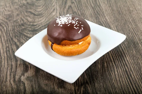 Torta Bouchee Con Cioccolato — Foto Stock