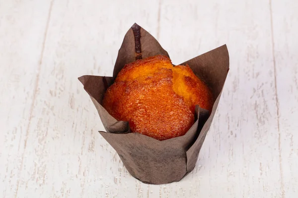 Bolinho Saboroso Doce Com Chocolate — Fotografia de Stock