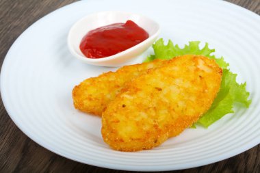 Duvar kağıdı arka plan patatesli krep