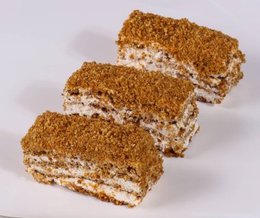 Kremalı tatlı pasta.