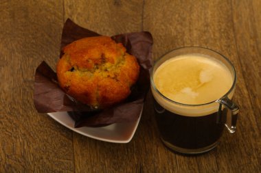 Espresso kahve ile kek