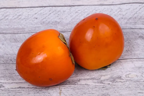 Dulce Sabroso Rioe Caqui Fruta — Foto de Stock