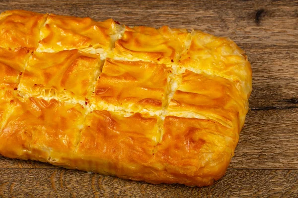 Грузинский Традиционный Ахма Пирог Сыром — стоковое фото