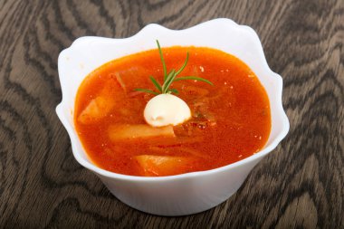 Rus Borcsh çorba duvar kağıdı arka plan