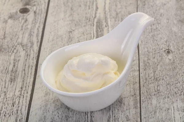 Dairy Product Sour Cream Bowl — Stock Photo, Image