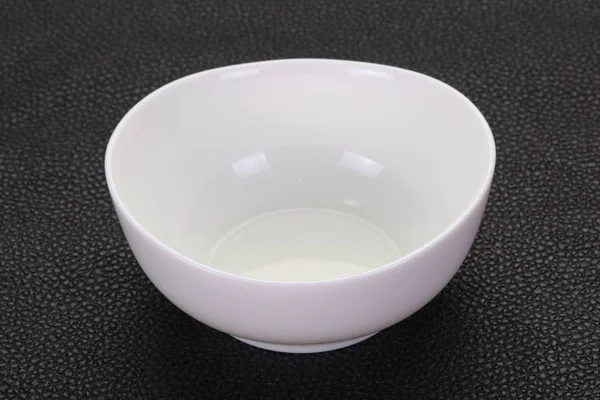 White porcelain bowl — Stock Photo, Image