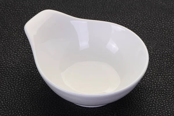 Tigela de porcelana branca — Fotografia de Stock