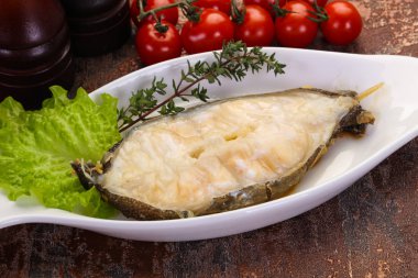 Wolffish biftek pişmiş