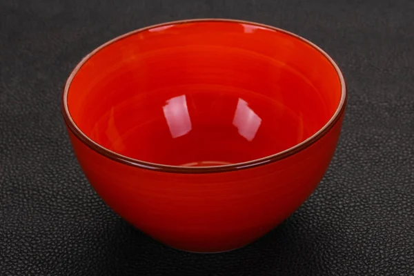 Pusta miska ceramiczna — Zdjęcie stockowe