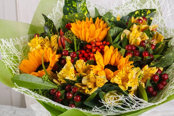 Bouquet di fiori romanticismo — Foto Stock
