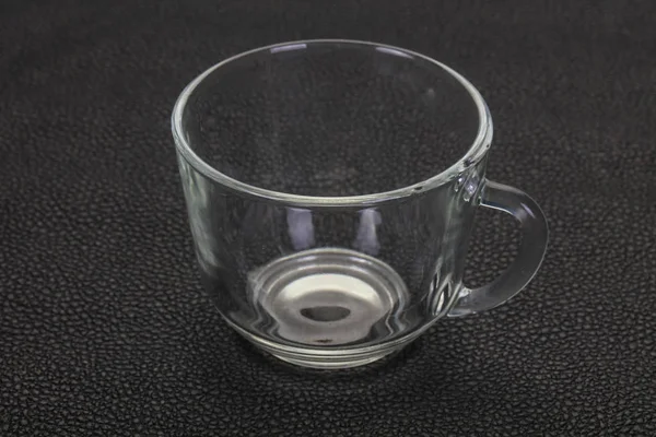 Leeg glas cup — Stockfoto