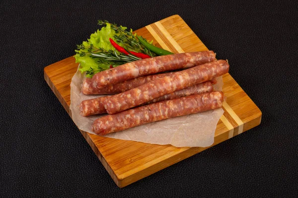 Pork sausages for grill — Stock Photo, Image