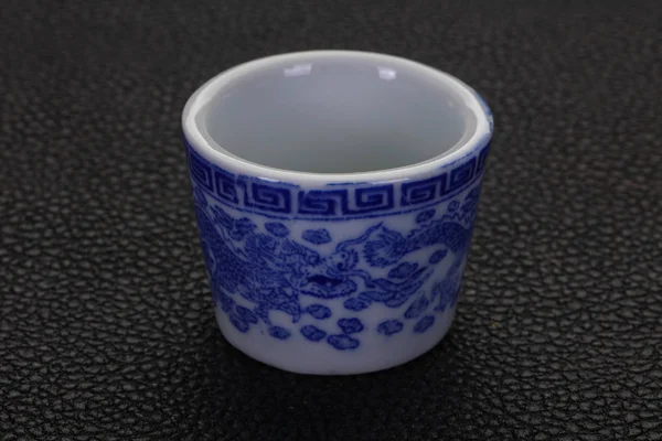 Prázdný Čínský Šálek Čaj — Stock fotografie
