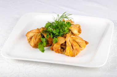 Pasta etli maydanoz hizmet