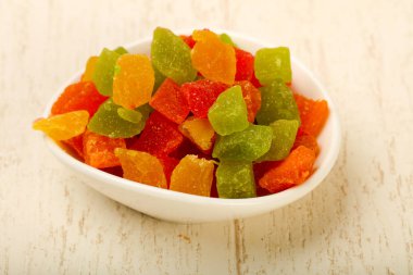 Kuru renkli ananas closeup görünümü