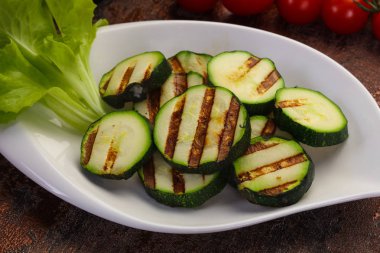 Vejetaryen mutfağı - ızgara kabak