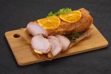 Tavuk rulo ile portakal