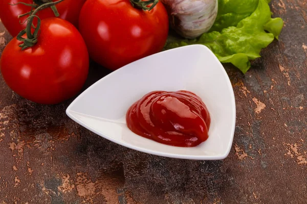 Sauce ketchup tomate — Photo