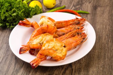 Izgara kaplan karides