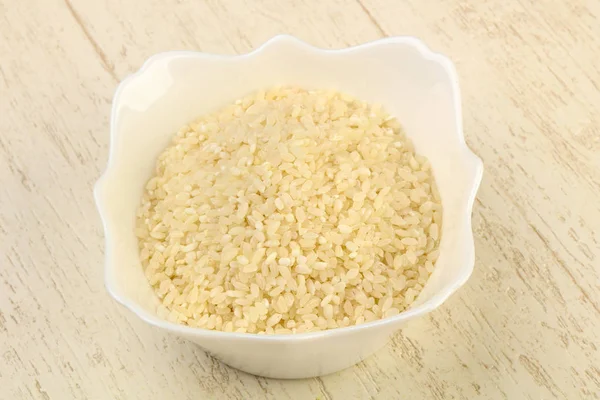 Сырая рисовая куча — стоковое фото