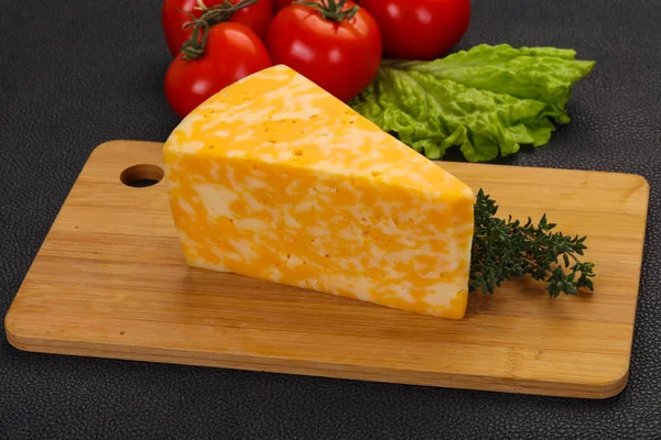 大理石美味的奶酪 — 图库照片