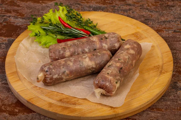 Pork sausages for grill — Stock Photo, Image