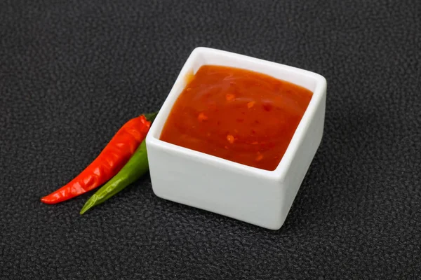 Sauce chili sucrée et épicée — Photo