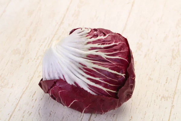 Färsk Radicchio Sallad För Matlagning — Stockfoto