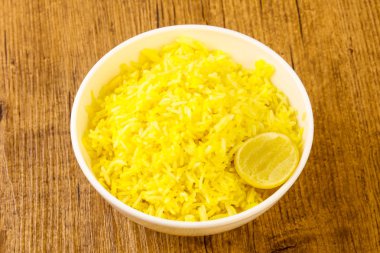 Hint geleneksel mutfak - kireç ile sarı pirinç