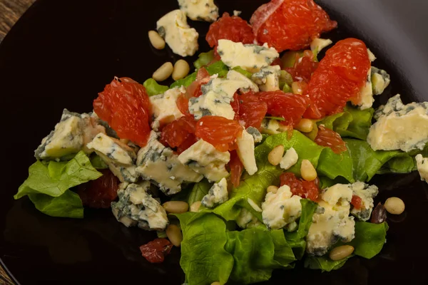Grapefruit Blauwe Kaas Salade Met Ceder Moer — Stockfoto