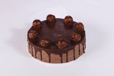 Kremalı lezzetli kek çikolatası.