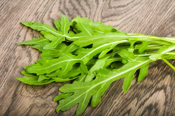 Foglie Rucola Fresca Verde — Foto Stock