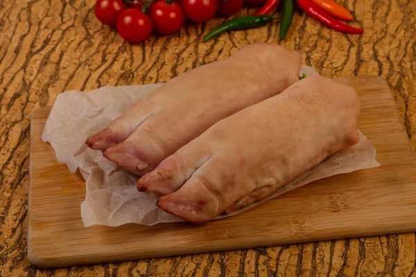 원시 돼지의 발 굽 — 스톡 사진