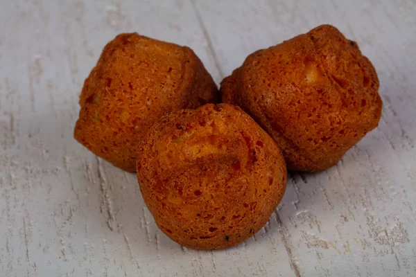 Sladké pečené muffiny — Stock fotografie