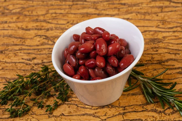 Rim Vermelho Assado Com Molho Tomate — Fotografia de Stock