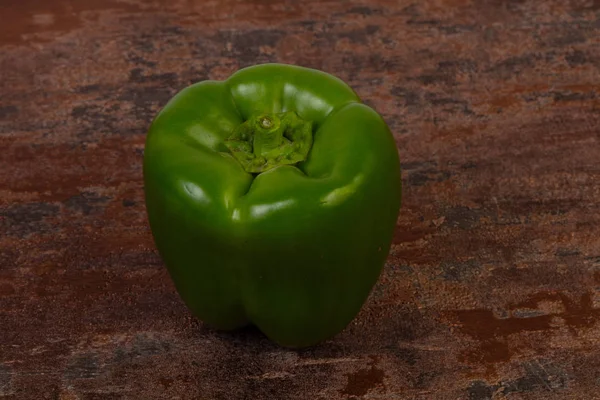 Ripe green bell pepper — Stock Photo, Image