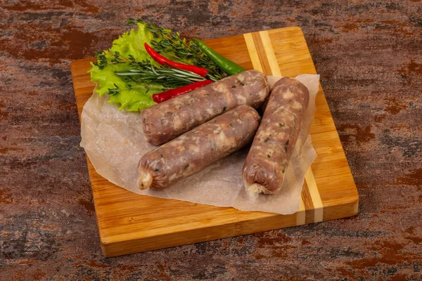 Pork sausages for grill — Stock Photo, Image