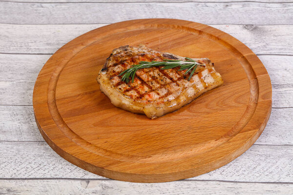 Pork loin with rosemary