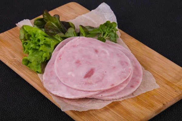 Gesneden smakelijk voorgerecht van Ham — Stockfoto